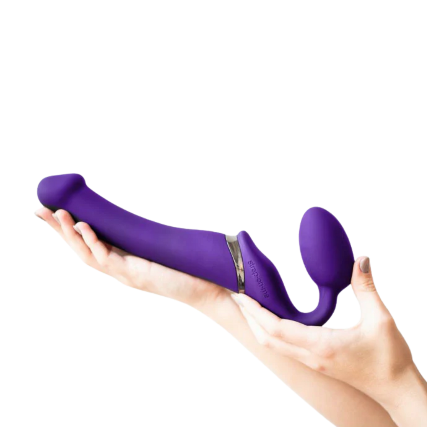 Bendable Vibrating Strapless Strap-On